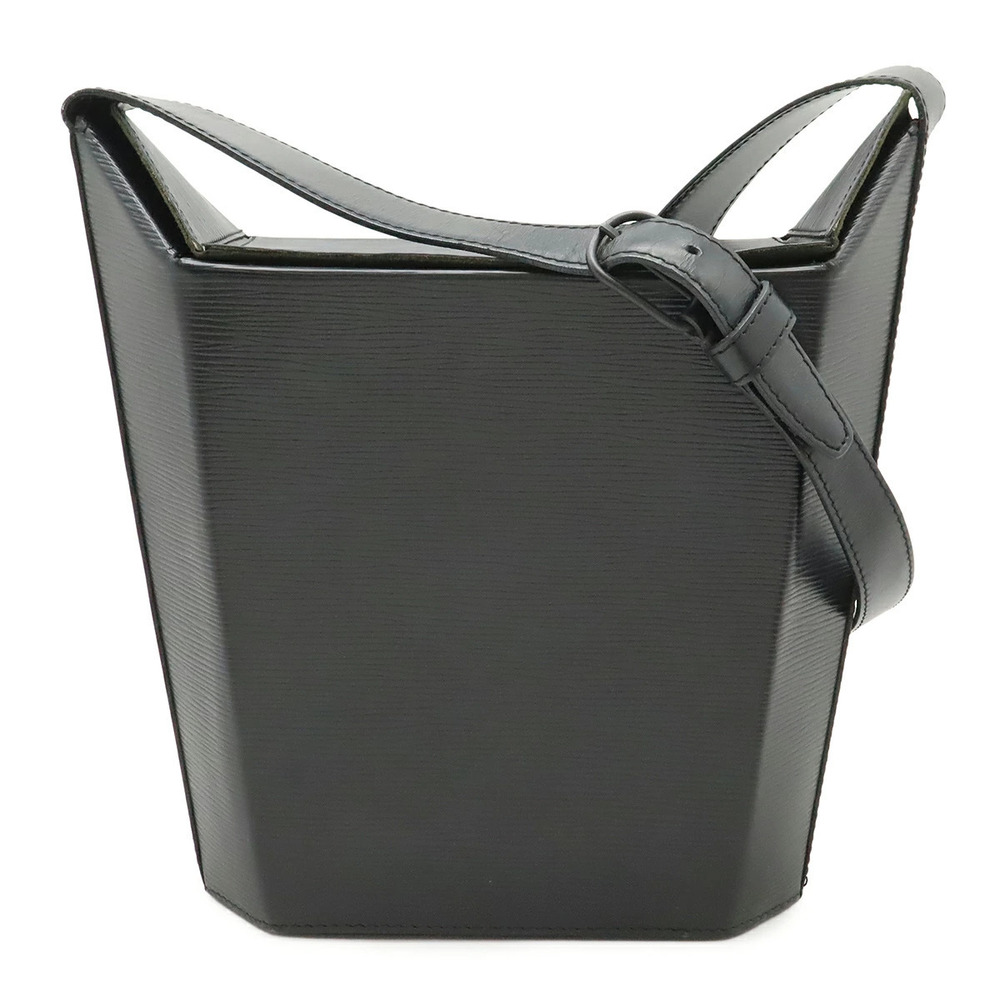 LOUIS VUITTON Epi Sac Sole Shoulder Bag Hobo Leather Noir Black